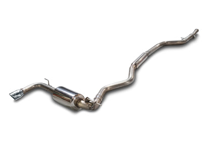 AWE Tuning BMW F30 320i Touring Exhaust &amp; Performance Mid Pipe - Chrome Silver Tip (102mm)