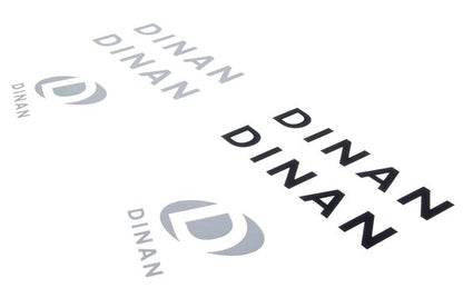 Dinan Decal Kit High Quality Vinyl - Metallic Silver / Gloss Black