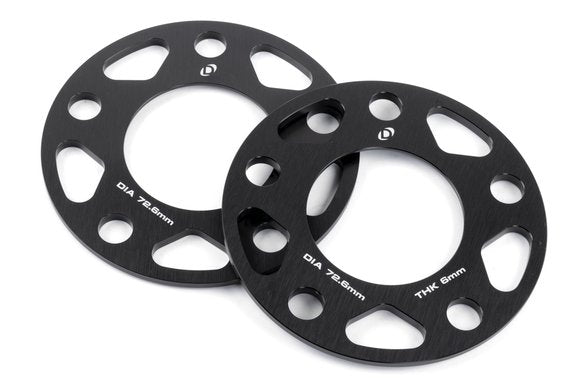 Dinan Spacers; 5x120 - 72.6mm CB - 6mm Thick Set of 2