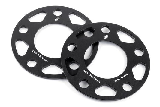 Dinan Spacers; 5x120 - 72.6mm CB - 6mm Thick Set of 2