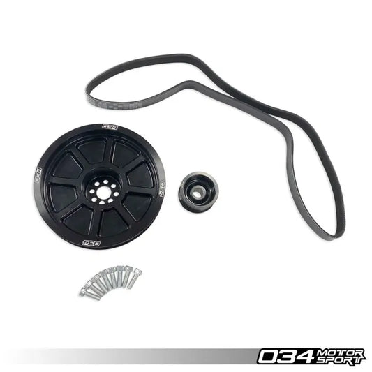 Dual Pulley Hardware Kit, 190mm, Audi B8 S4/S5/Q5/SQ5, C7 A6/A7, D4 A8 3.0 TFSI