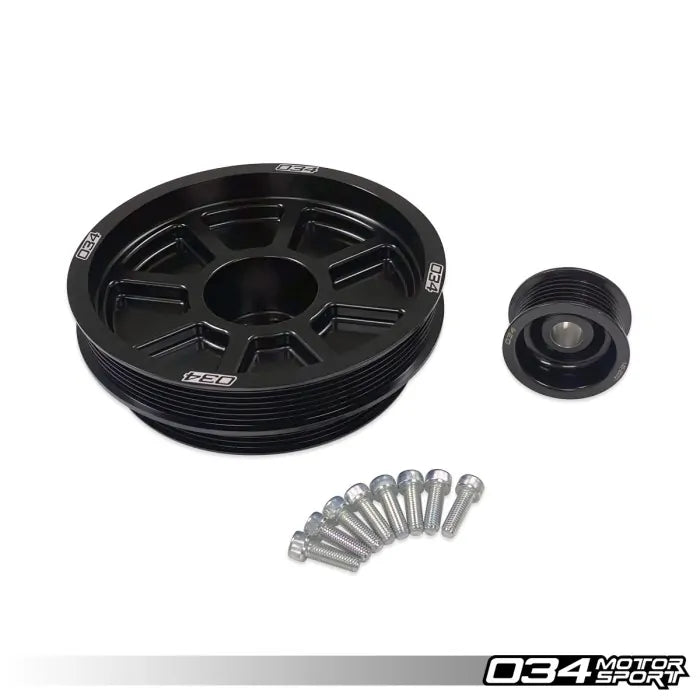 Dual Pulley Hardware Kit, 190mm, Audi B8 S4/S5/Q5/SQ5, C7 A6/A7, D4 A8 3.0 TFSI