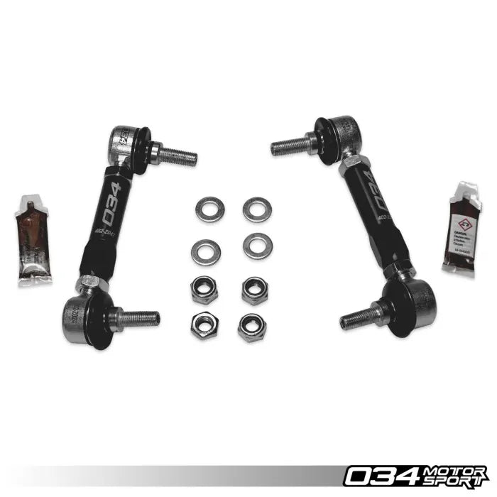 Dynamic+ Billet Adjustable Rear Sway Bar End Links, BMW F2x/F3x/G2x Chassis
