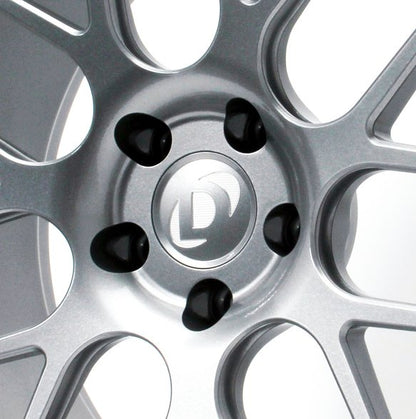 Forgeline SE1 Performance Wheel Set - 2008-2013 BMW M3 Front: 20 x 9.5 - Rear: 20 x 10 - Silver - Dinan Center Cap - E90/E92/E93