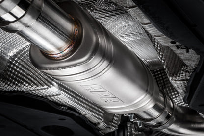 APR Catback Exhaust System Front Muffler - GTI/TRC (MK7/MK7.5)