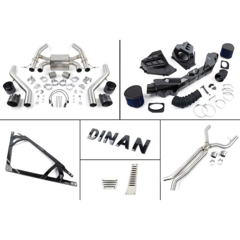 Dinan G87 M2 Experience Package (E) Gloss Intake / Gloss Brace / Black Exhaust / X-Pipe / ZF8 Pedal Pads
