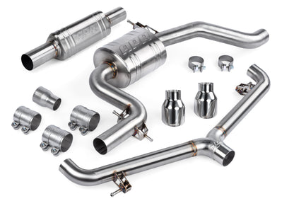 APR Catback Exhaust System (w/ Front Muffler) - GTI (MK6)