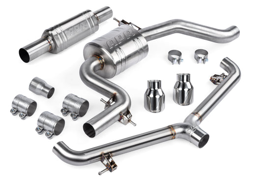 APR Catback Exhaust System (w/ Front Muffler) - GTI (MK6)