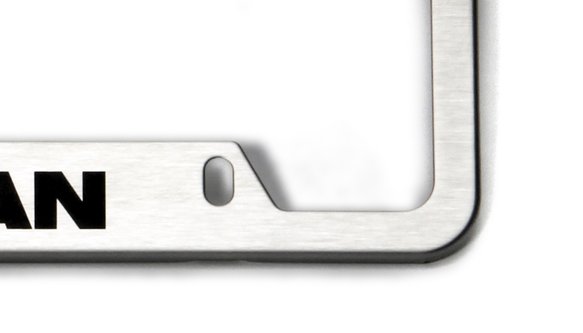 Dinan License Plate Frame Stainless Steel - Brushed Finish