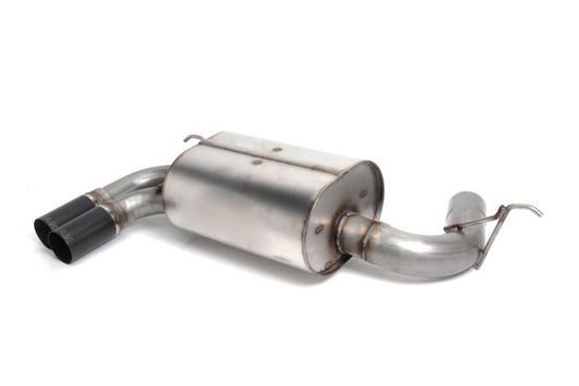 Dinan Free Flow Axle-Back Exhaust - 2016-2020 BMW 330i/430i Stainless Steel - Black Tips - F30/F31/F32/F33/F36