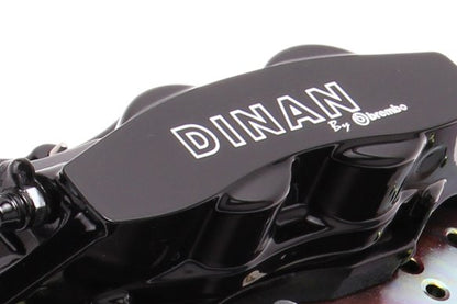 Dinan by Brembo Front Brake Set - BMW 5/6-Series Front - Black Calipers - Drilled - F06/F07/F10/F12/F13