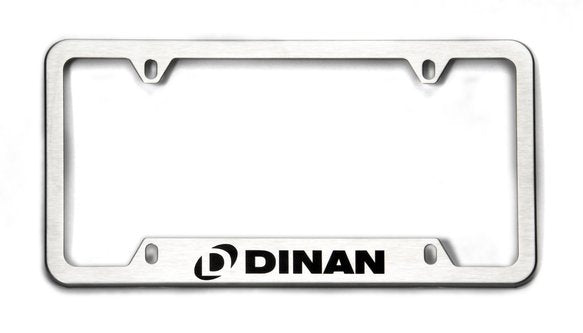 Dinan License Plate Frame Stainless Steel - Brushed Finish