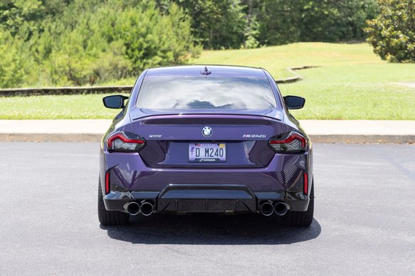 Dinan Valved Axle-Back Exhaust - 2022-2025 BMW M240i Stainless Steel - Black Tips - G42