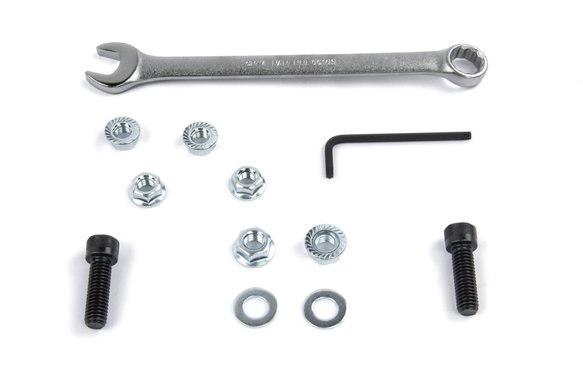 Dinan Shock Tower Brace - 1999-2006 BMW 323i/325i/328i/330i/M3 Rear - Brushed Aluminum w/ Carbon Inlays - E46
