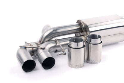 Dinan Free Flow Axle-Back Exhaust - 2018-2023 BMW M5 Stainless Steel - Polished Tips - F90