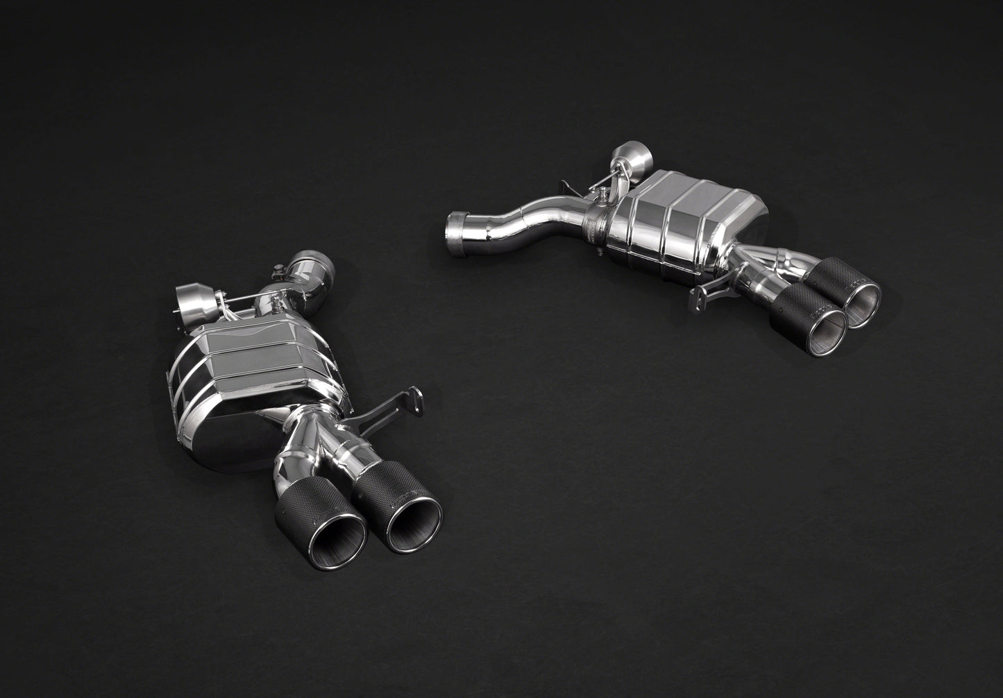 BMW M6 (F12/13/06) - Valved Exhaust, MidPipes, PostCat Spare Pipes + Carbon Tips (CES3)