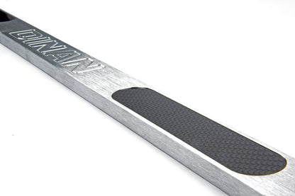 Dinan Shock Tower Brace - 1999-2006 BMW 323i/325i/328i/330i/M3 Rear - Brushed Aluminum w/ Carbon Inlays - E46