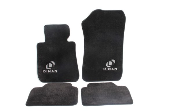 Dinan Signature Floor Mats - 2014-2020 BMW 4-Series Black - F32 & F82