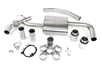 Dinan Valved Axle-Back Exhaust - 2016-2023 BMW X1/X2 sDrive28i Stainless Steel - Polished Tips - F48 / F39