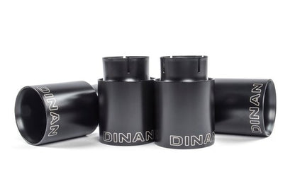 Dinan Valved Axle-Back Exhaust - 2022-2025 BMW M240i Stainless Steel - Black Tips - G42