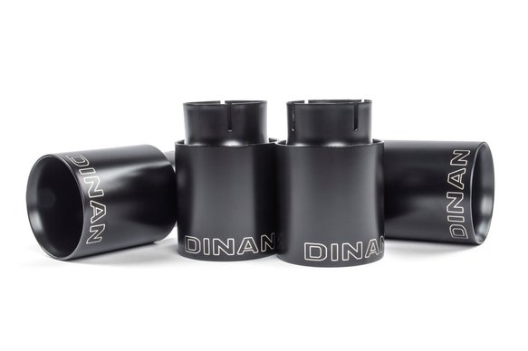 Dinan Valved Axle-Back Exhaust - 2022-2025 BMW M240i Stainless Steel - Black Tips - G42