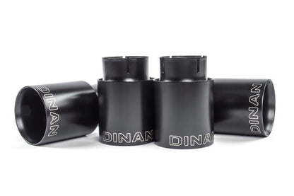 Dinan Valved Axle-Back Exhaust - 2022-2025 BMW M240i Stainless Steel - Black Tips - G42