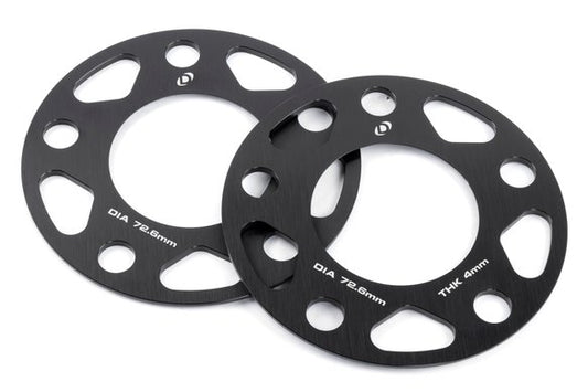 Dinan Spacers; 5x120 - 72.6mm CB - 4mm Thick Set of 2