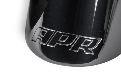 APR Double-Walled 3.5" Slash-Cut Tips (Diamond Black) - Set of 2