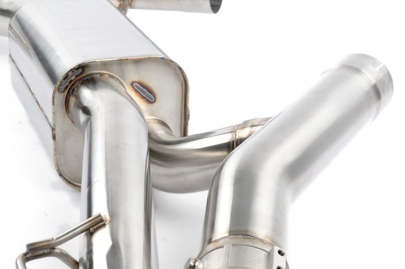 Dinan Valved Axle-Back Exhaust - 2020-2025 BMW X5M/X6M Stainless Steel - Polished Tips - F95/F96