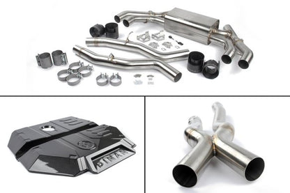 Dinan F9x X3M/X4M Foundation Package (F) Closed Intake / Black Exhaust / X-Pipe