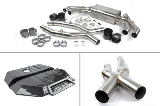 Dinan F9x X3M/X4M Foundation Package (F) Closed Intake / Black Exhaust / X-Pipe