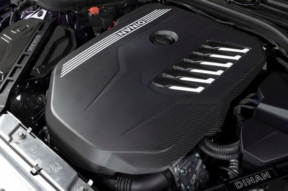 Dinan Matte Carbon Fiber Engine Cover - 2020-2025 BMW B58D Matte Carbon Fiber - G01/G02/G20/G22/G23/G26/G29/G42