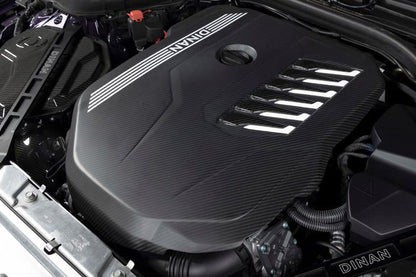 Dinan Matte Carbon Fiber Engine Cover - 2020-2025 BMW B58D Matte Carbon Fiber - G01/G02/G20/G22/G23/G26/G29/G42