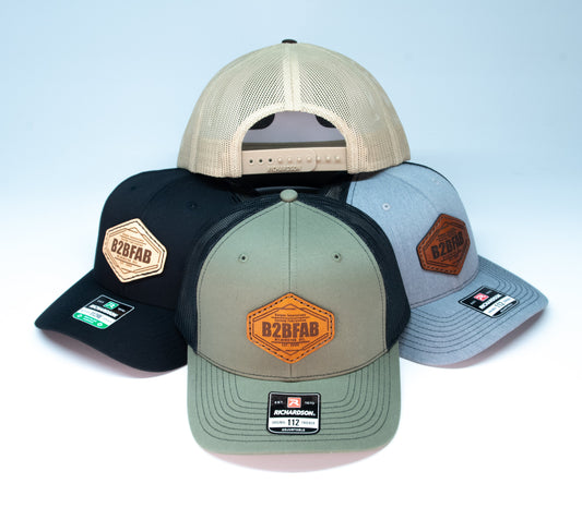 B2BFAB Leather Patch Snapback Hat