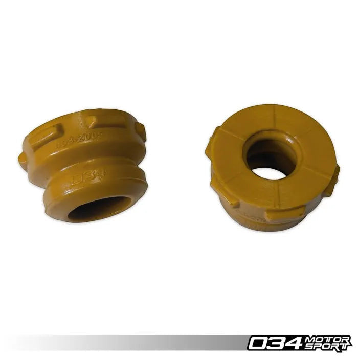 HS Tuning 034Motorsport Density Line 38mm polyurethane front bump stops for lowered vehicle suspension