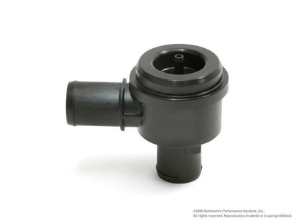 HS Tuning 710N diverter valve for 1.8T engines, a black plastic automotive part for turbo pressure recirculation.