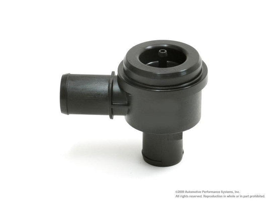 HS Tuning 710N diverter valve for VW and Audi 1.8T engines, featuring a durable black plastic housing.