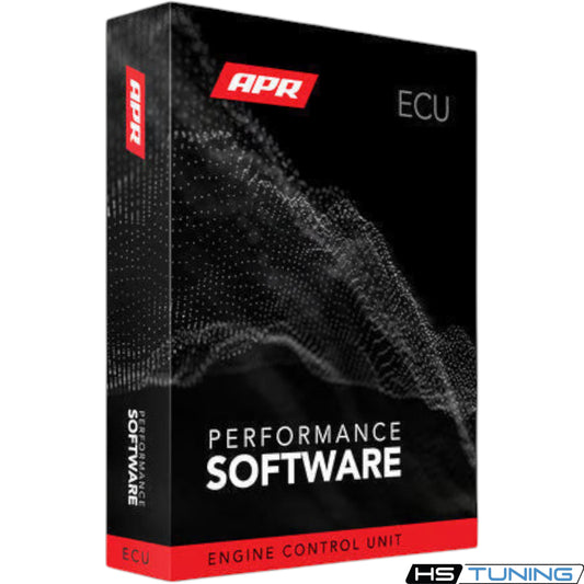 HS Tuning APR ECU performance software box for Audi RS6 and RS7 4.0T engines featuring sleek black and red branding.