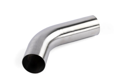 HS Tuning APR stainless steel mandrel-bent exhaust pipe section with a brushed finish for Audi SQ5 performance system