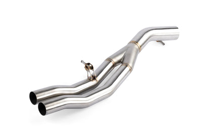 HS Tuning APR stainless steel rear catback exhaust midpipe section for Audi B9 SQ5 with TIG welded Y-junction