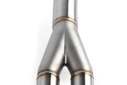 HS Tuning APR stainless steel Y-junction exhaust pipe for Audi SQ5 with TIG welded seams and brushed finish