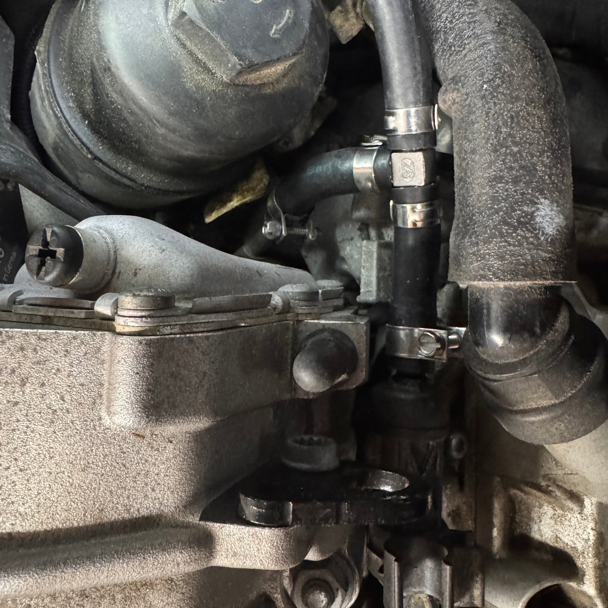 HS Tuning Jackal Motorsports Audi CREC MPI fueling upgrade kit installed with ethanol-safe hoses and stainless clamps