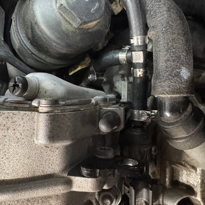 HS Tuning Jackal Motorsports Audi CREC MPI fueling upgrade kit installed with ethanol-safe hoses and stainless clamps