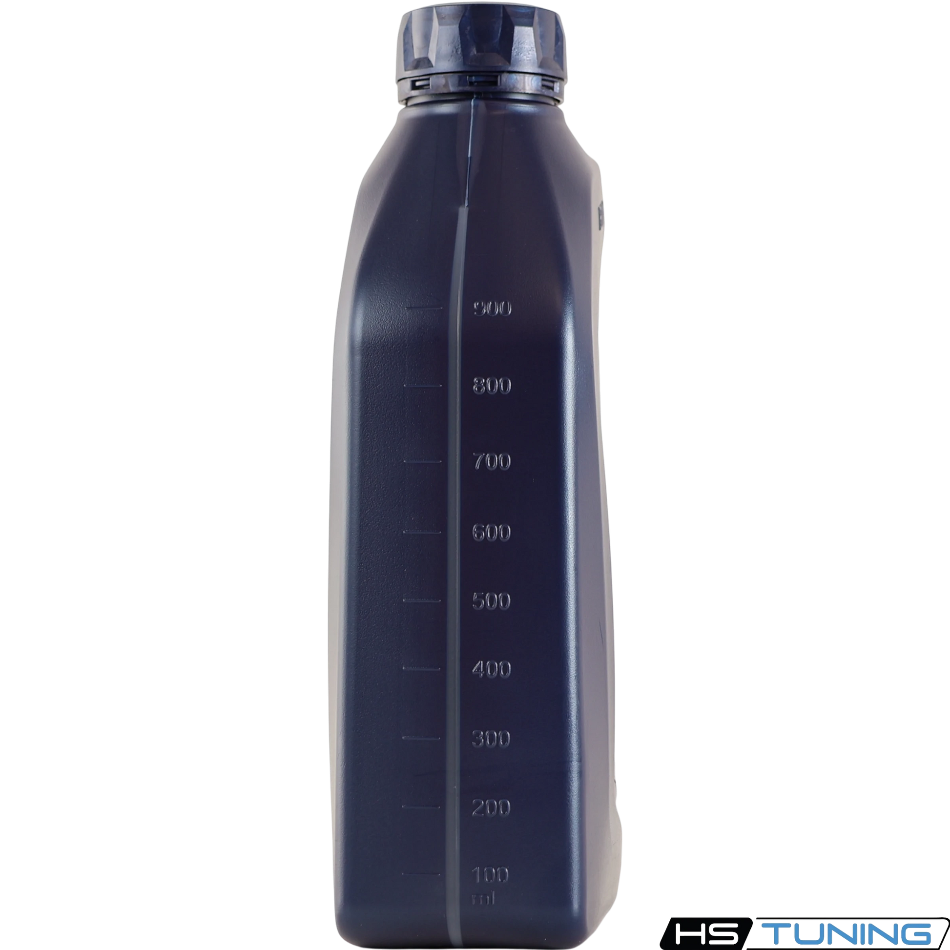 HS Tuning Genuine BMW 0W-20 full-synthetic engine oil bottle with side volume measurement markings