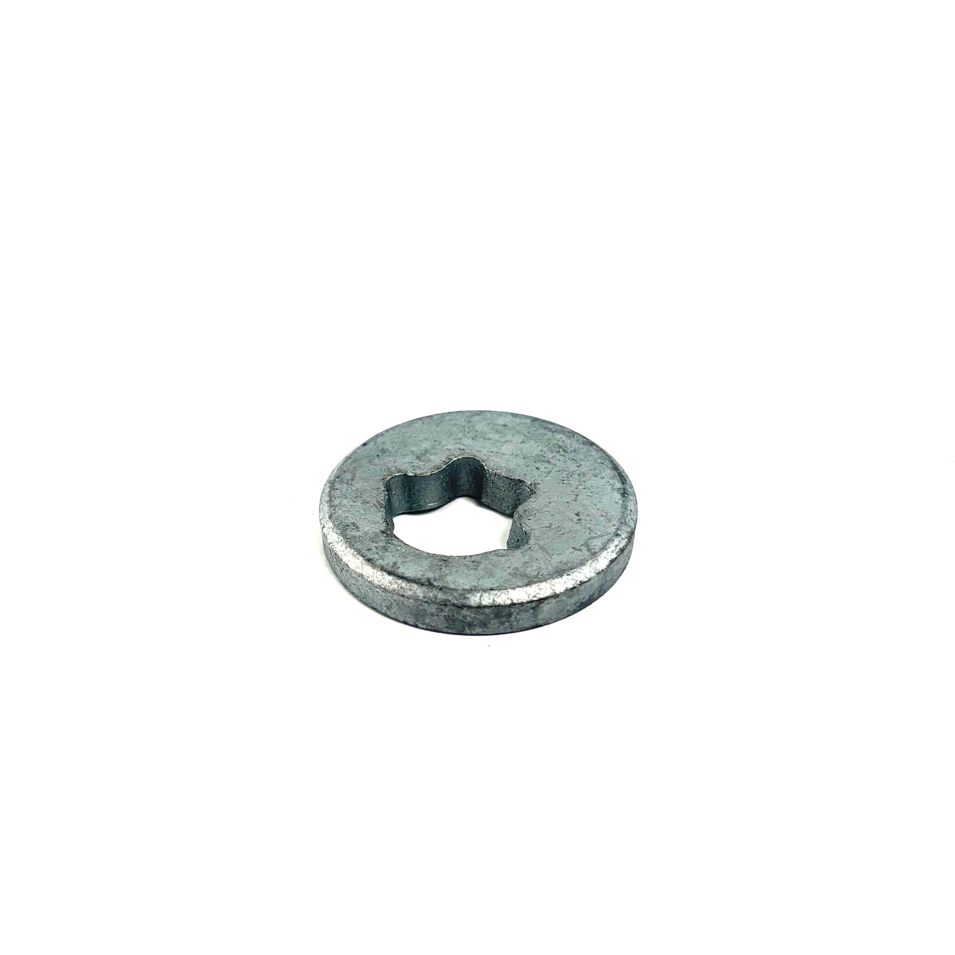 HS Tuning Genuine BMW lower control arm cam adjuster for precise rear suspension alignment and camber adjustment.
