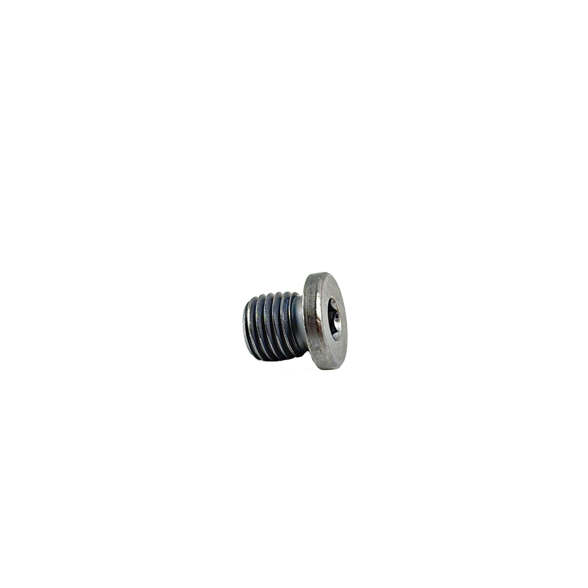 HS Tuning Genuine BMW oil drain plug bolt with metal finish and hex head for secure engine oil pan sealing