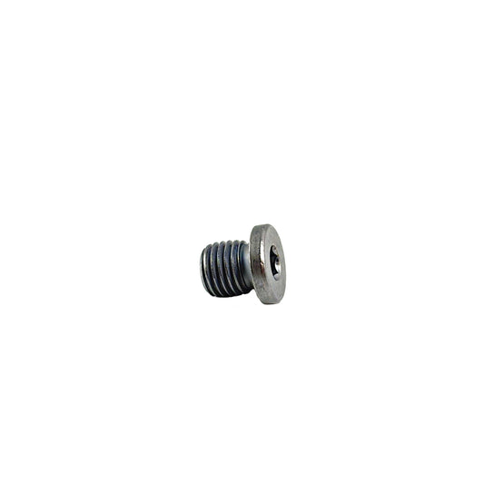 HS Tuning Genuine BMW oil drain plug bolt with metal finish and hex head for secure engine oil pan sealing