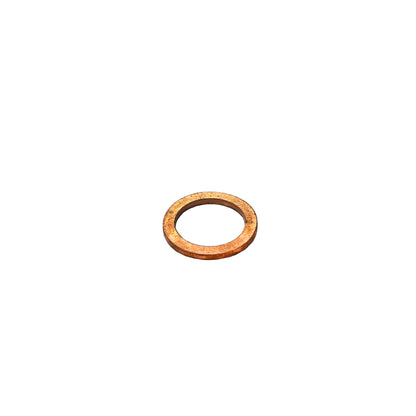 HS Tuning Genuine BMW copper drain plug washer for reliable oil pan sealing during routine maintenance