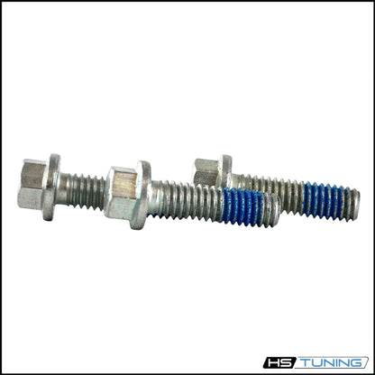 HS Tuning clutch install hardware bolts with blue thread locker for VW and Audi performance upgrades