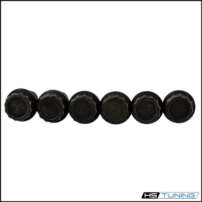HS Tuning black metal bolts for automotive clutch installation hardware kit